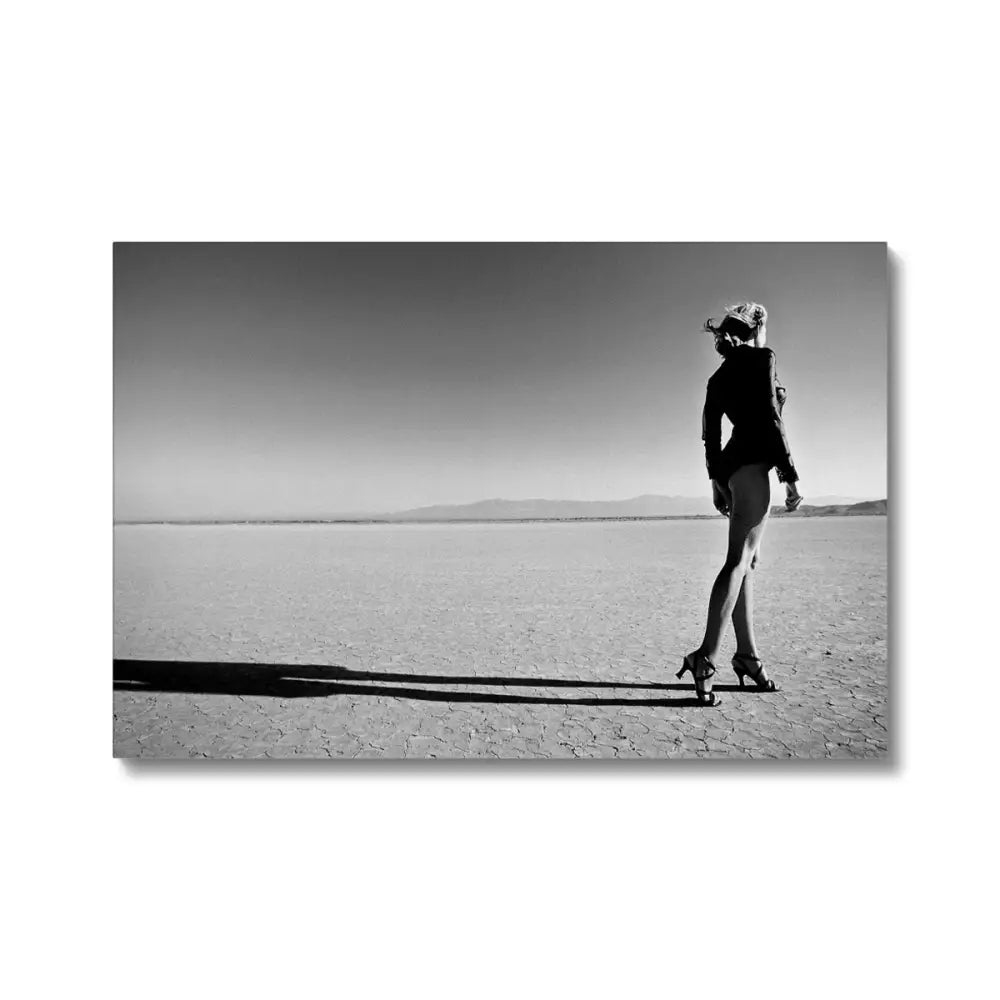 Jennifer at The Dry Lake by David Mecey Eco Canvas