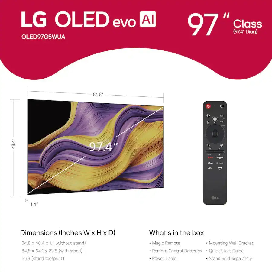 LG 55’’-97’’ OLED G5 series TV - LG - 97’’ Class G5 Series