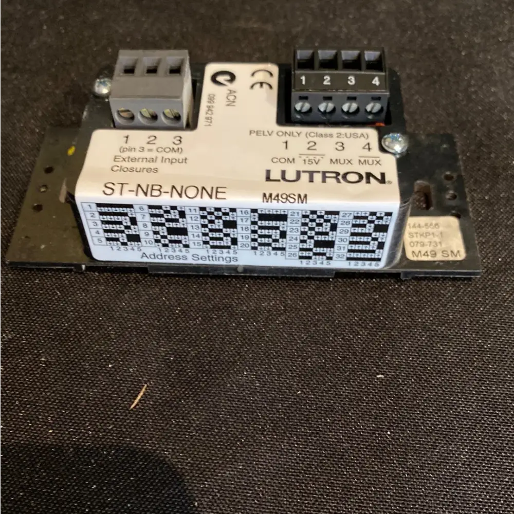 Lutron SeeTouch ST-NB-NONE wired keypad