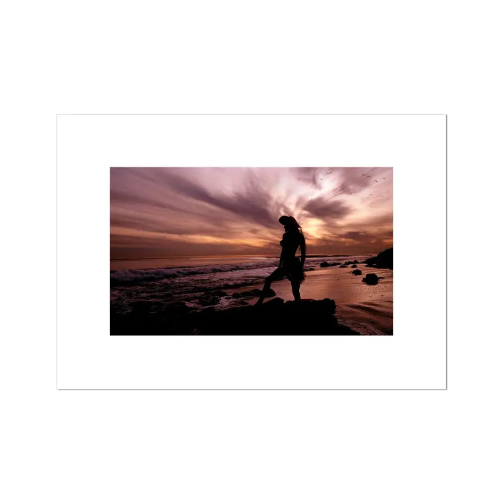 Malibu Sunset by David Mecey Rolled Canvas - A1 Landscape