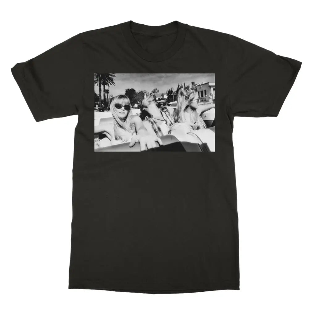 Old Hollywood by David Mece Softstyle T-Shirt - 2XL / Dark