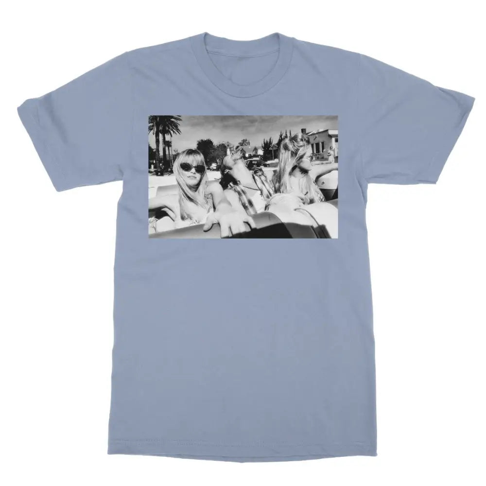 Old Hollywood by David Mece Softstyle T-Shirt - 2XL / Light