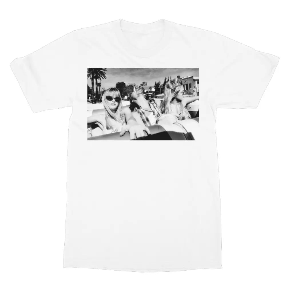 Old Hollywood by David Mece Softstyle T-Shirt - 2XL / White