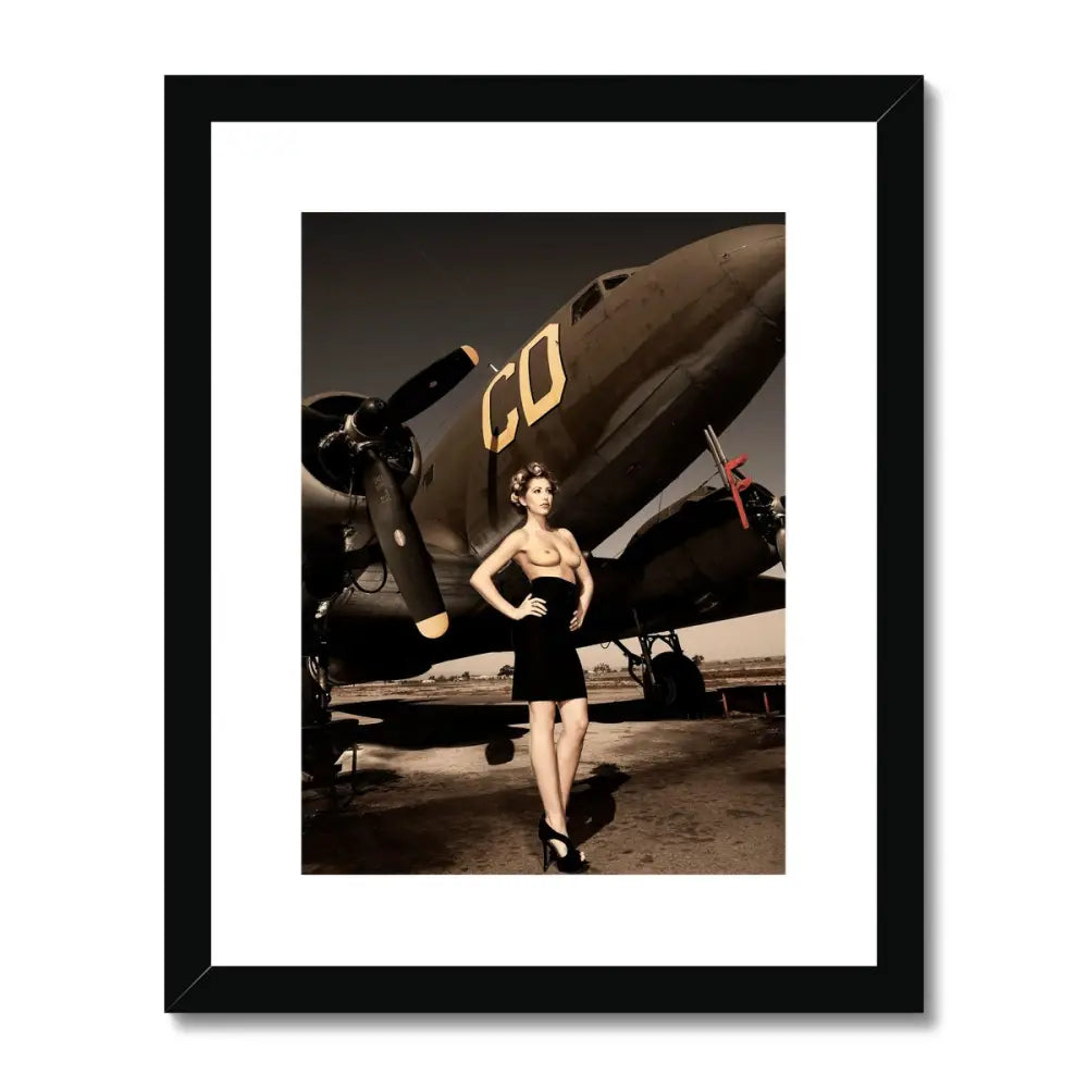 Pilot by David Mecey Framed & Mounted Print - 11’x14’