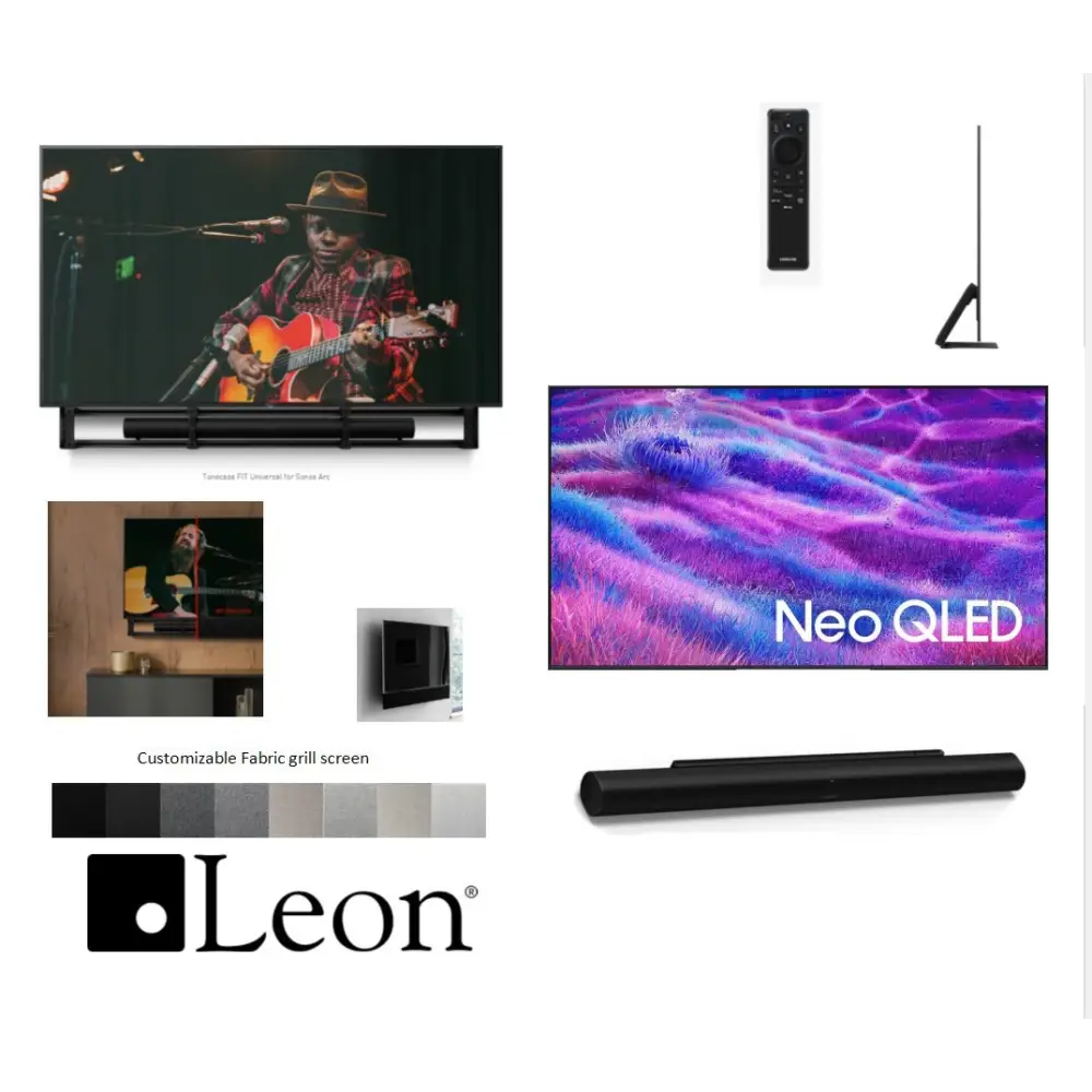 QN80 65’’ + LEON TCFIT-U FOR ARC ULTRA - Black