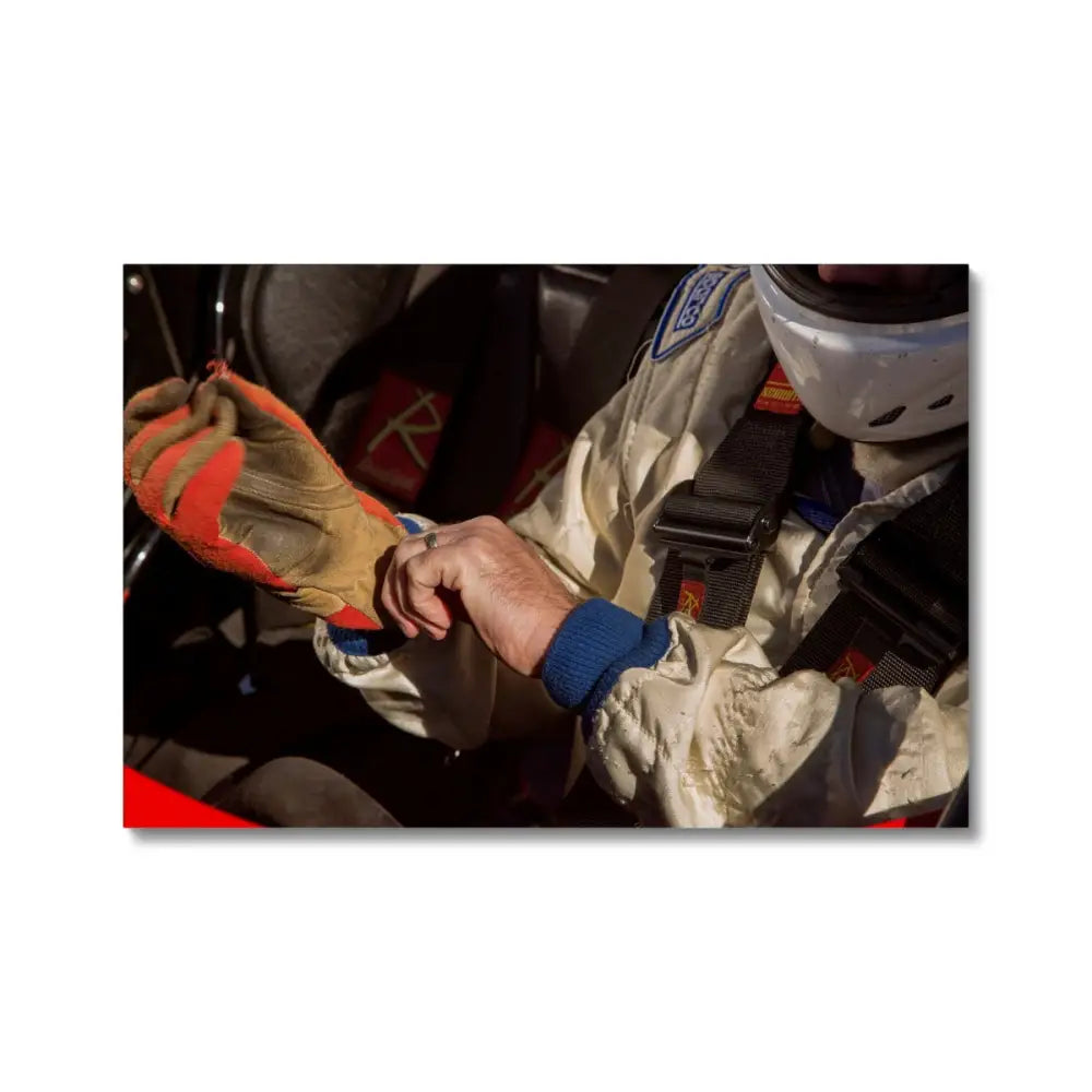 Racing Gloves by David Mecey Canvas - 30’x20’ / White