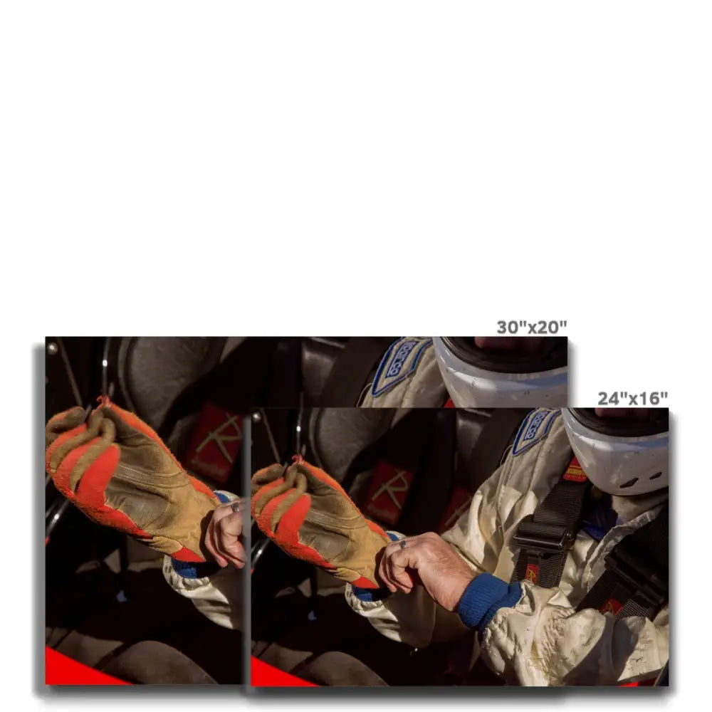 Racing Gloves by David Mecey Eco Canvas - Fine art