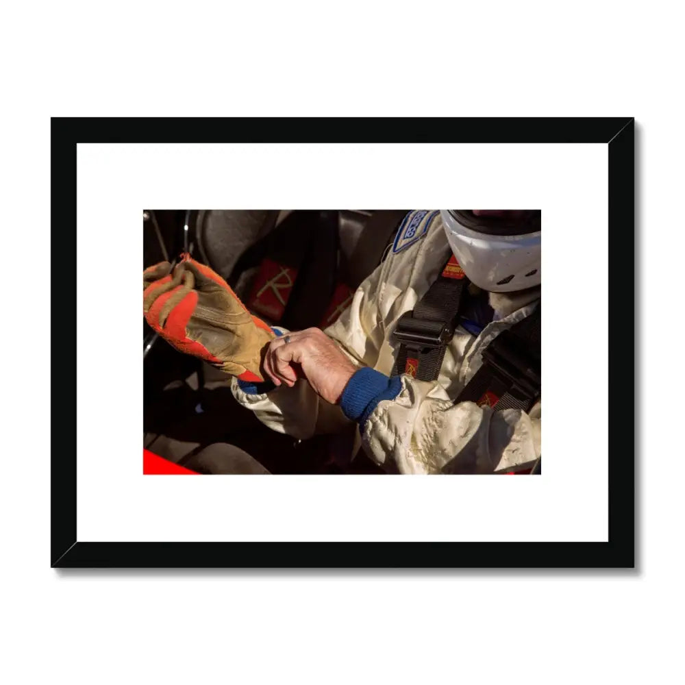 Racing Gloves by David Mecey Framed & Mounted Print