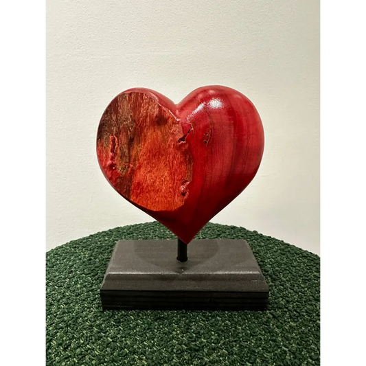 Red Heart Sculpture - Original Artwork