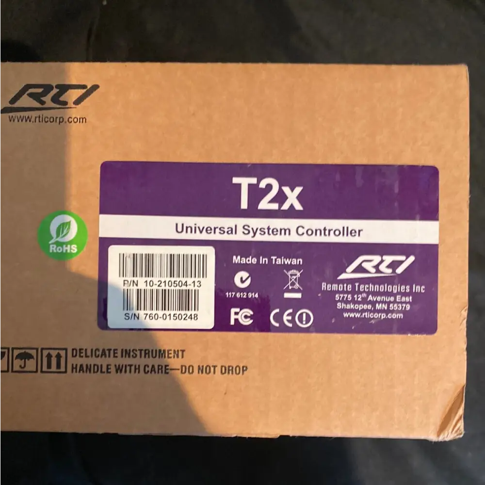 RTI T2x System Controller [Demo] - Inventory Items