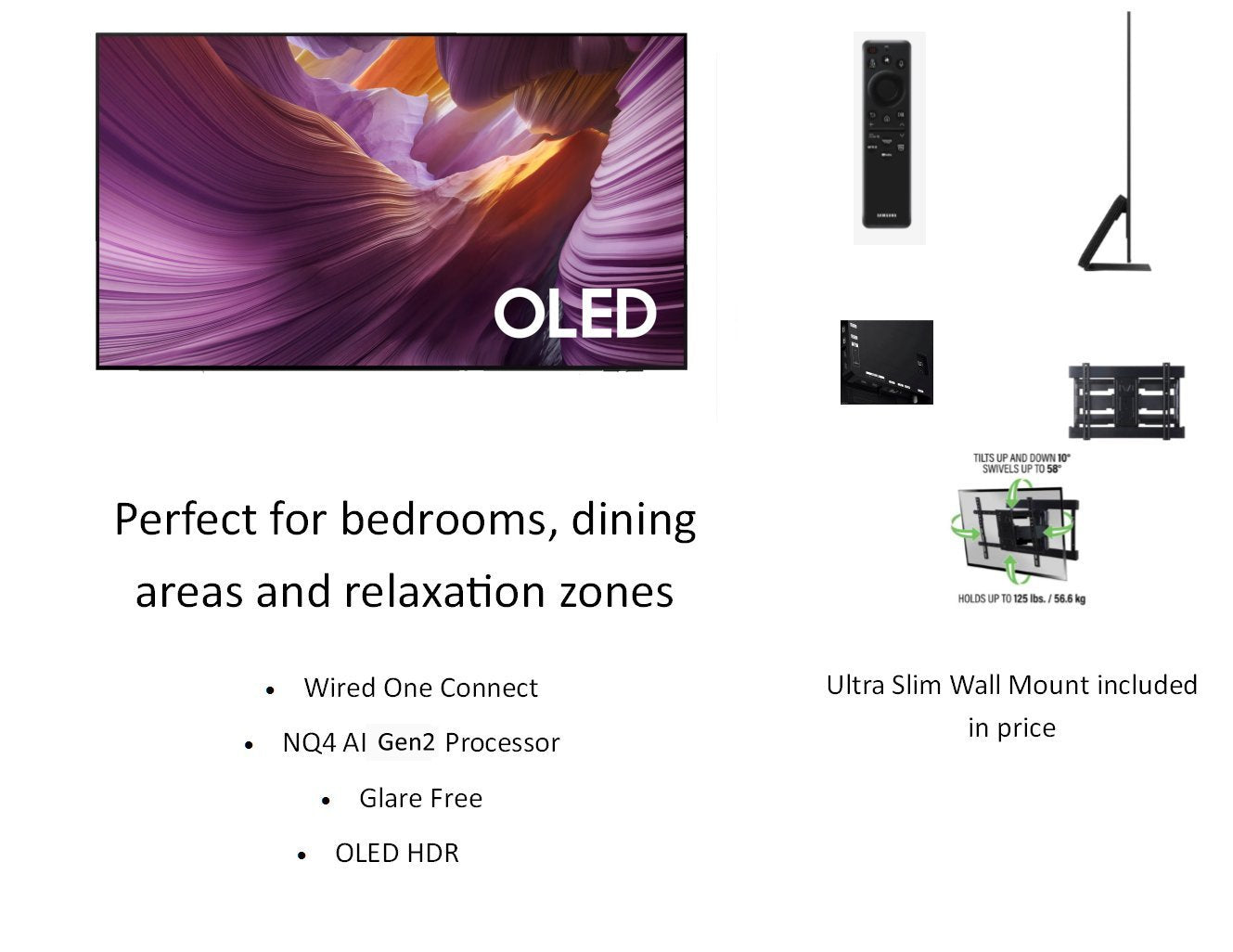 Samsung OLED 4K S85 Smart Television