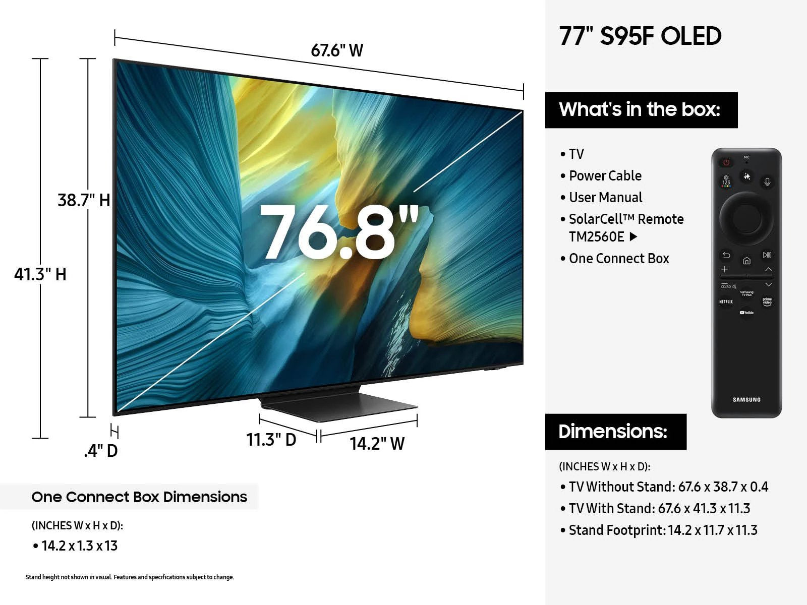 Samsung OLED 4K S95 Smart Television