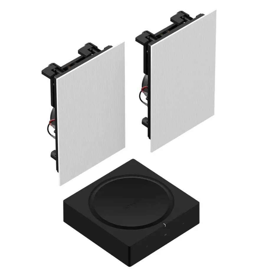Sonos In-Wall Invisible Speaker Set with Amplifier