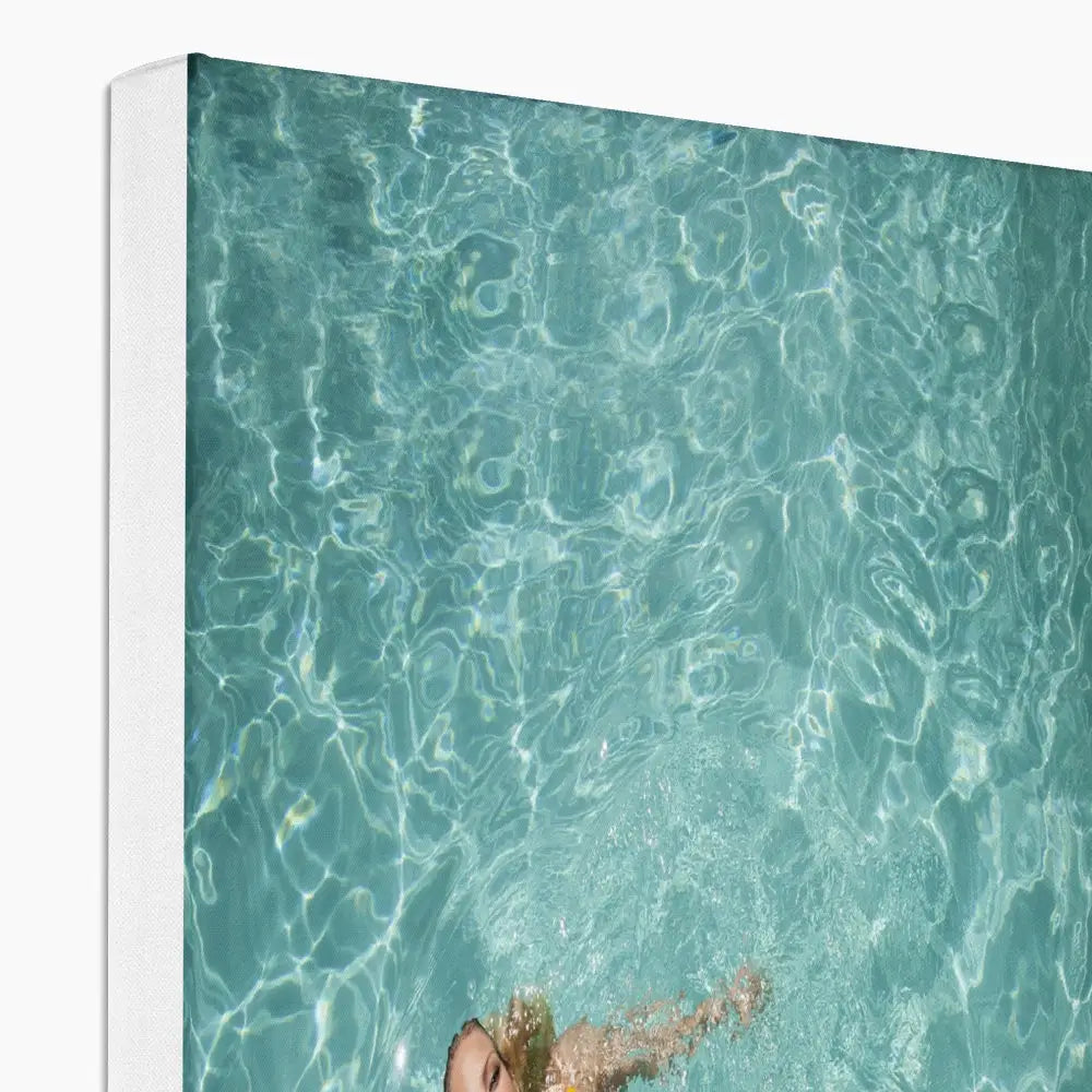 Swimmer by David Mecey Eco Canvas - Fine art