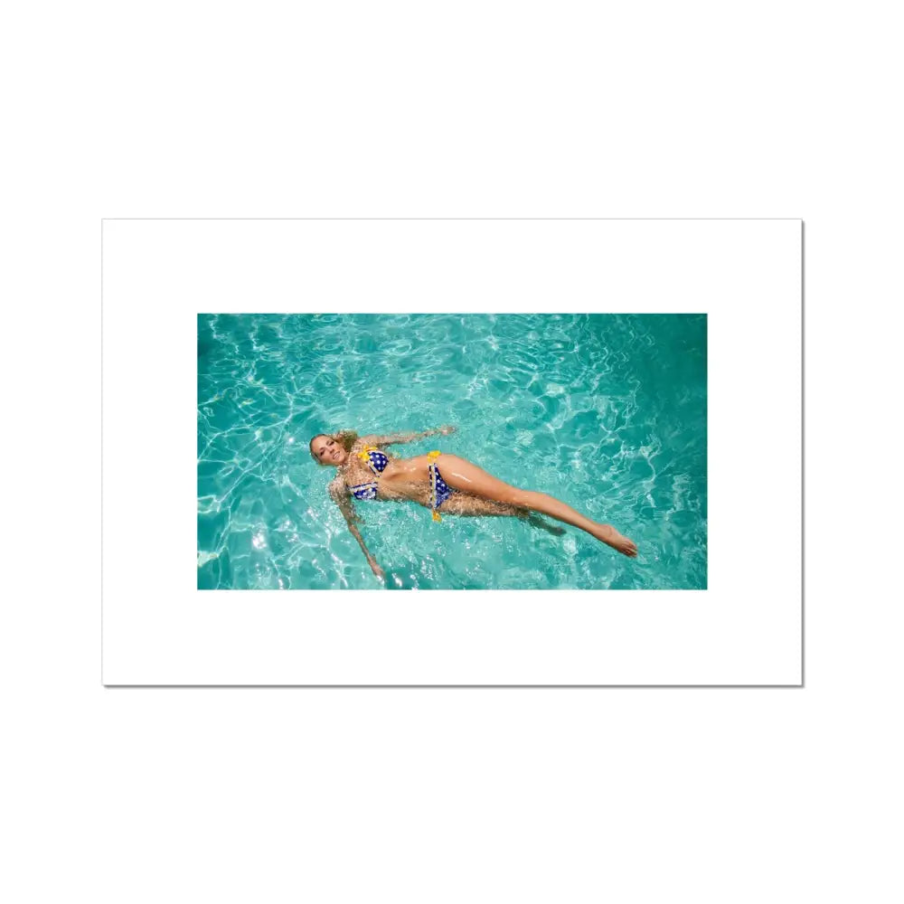 Swimmer by David Mecey Rolled Canvas - 24’x16’ - Fine art