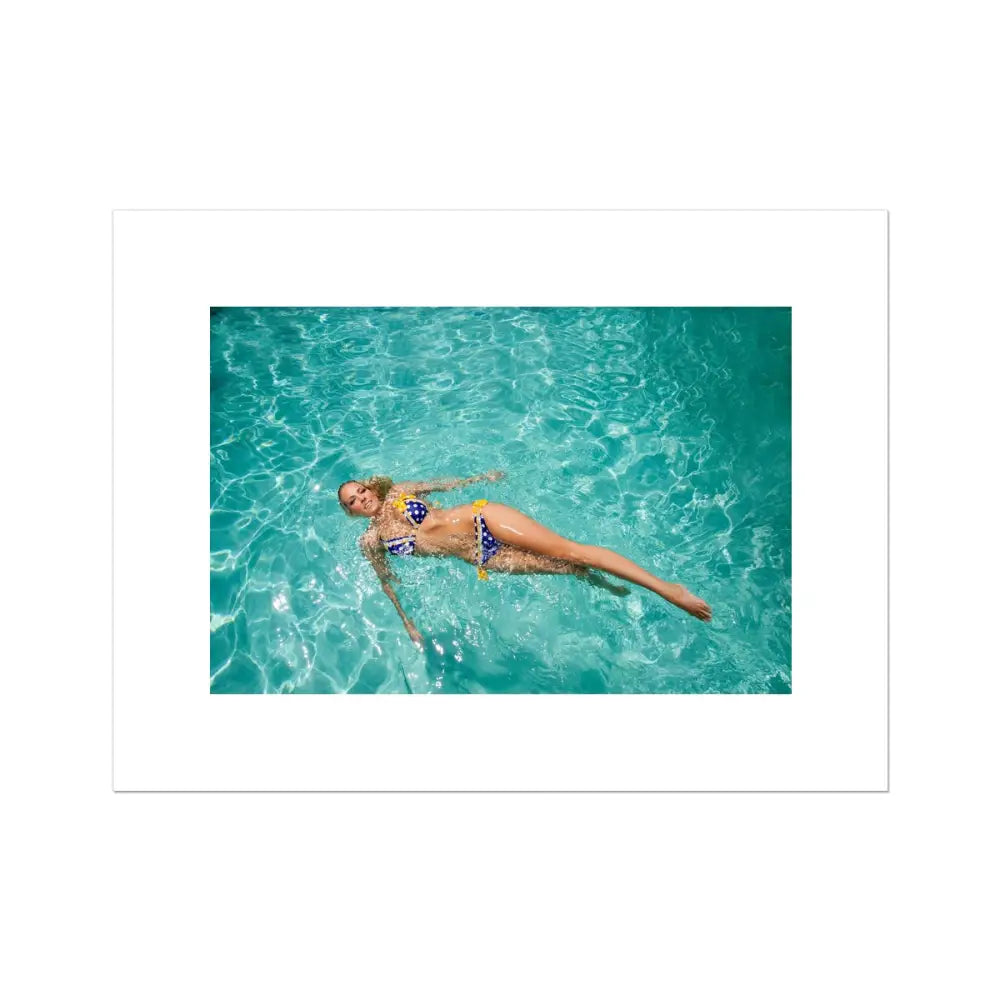 Swimmer by David Mecey Rolled Eco Canvas - 32’x24’