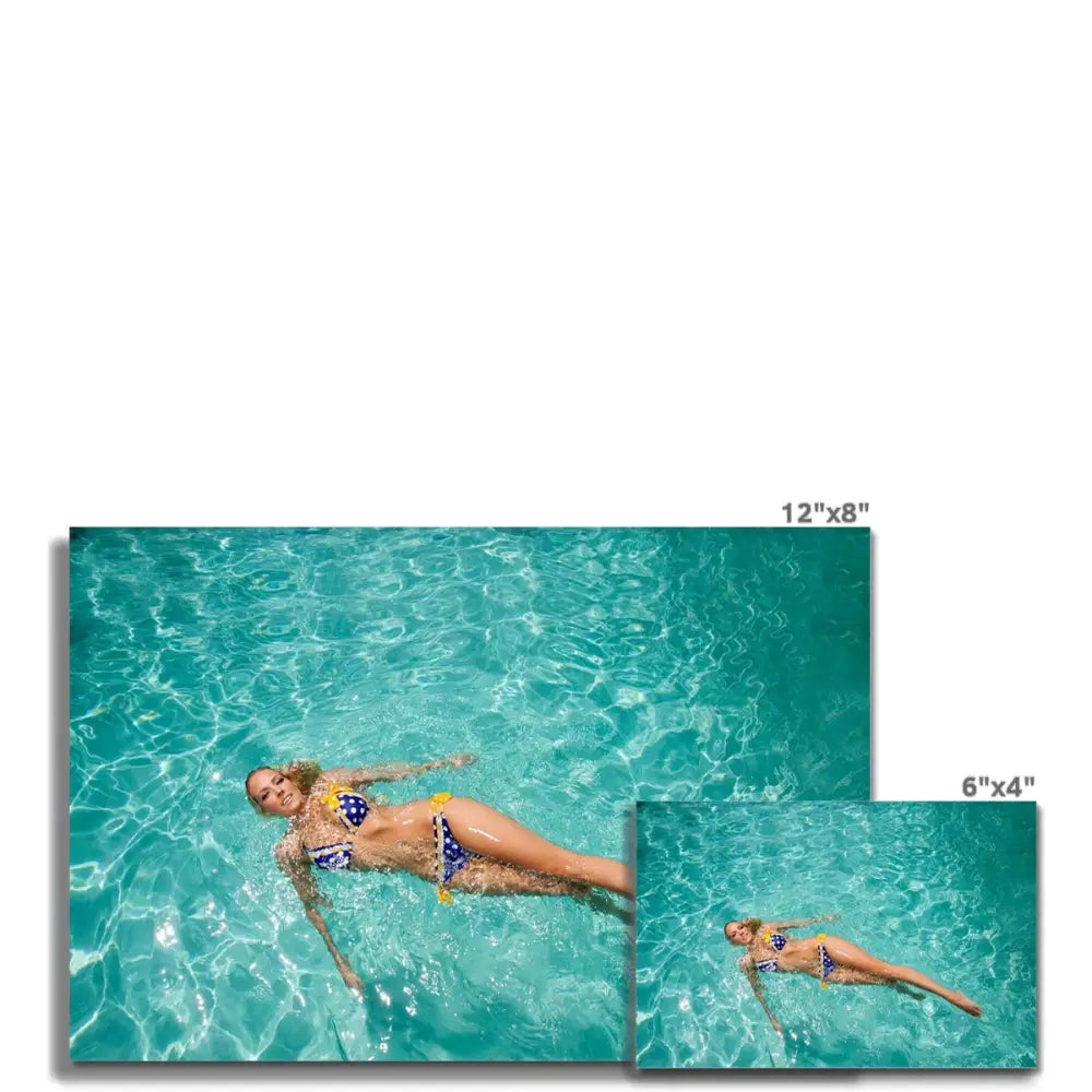 Swimmer Hahnemühle Photo Rag Print - Fine art