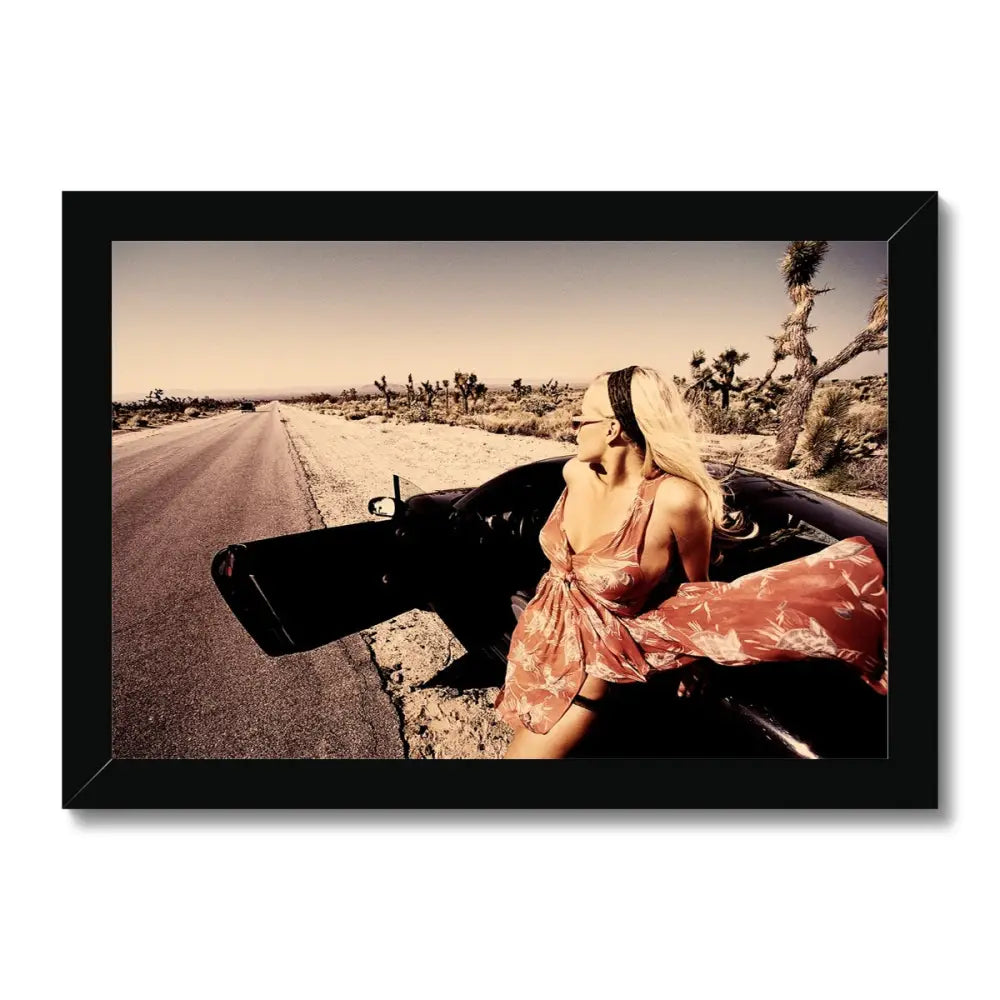 The Lonely Road by David Mecey Framed Print - 12’x8’