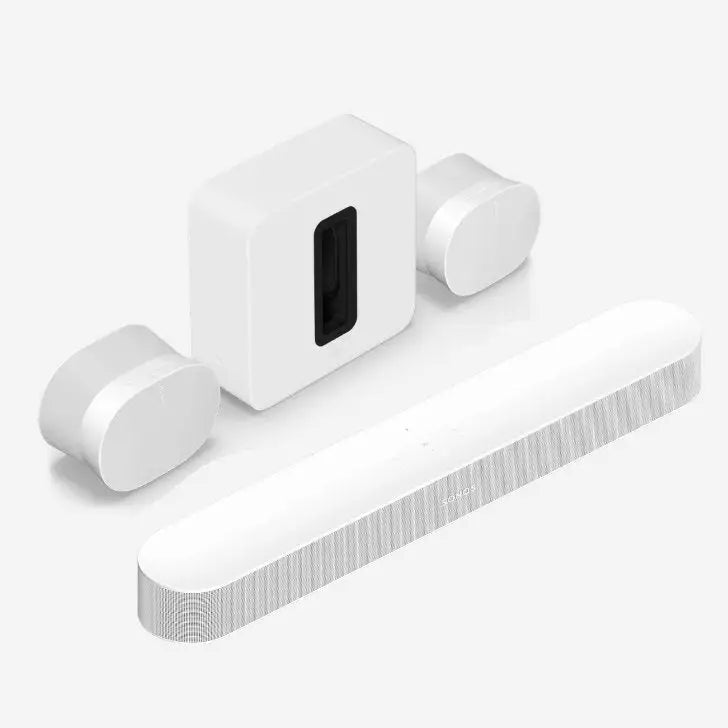 ULTIMATE IMMERSIVE SURROUND BEAM PACKAGE - White